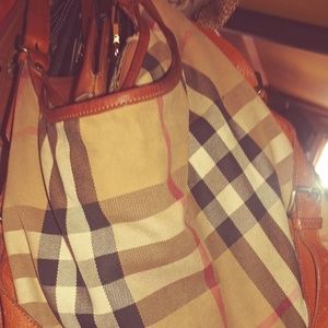 Burberry Sachel and clogs (selling set)